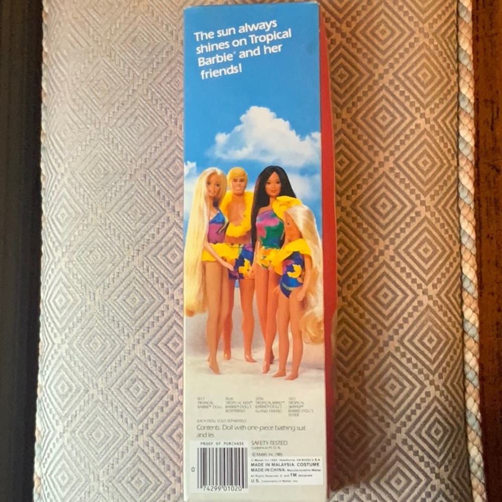 BARBIE TROPICAL KEN DOLL MATTEL 1985 NEW IN BOX - Picture 2 of 6